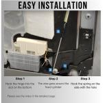 LG Dishwasher Door Hinge Cable Set - 2PCS