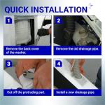 BlueStars Washer Drain Hose for LG Kenmore