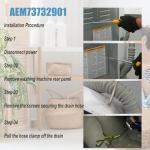 LG Kenmore Washer Drain Hose Replacement AEM73732901