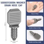 Washer Drain Hose Cap for LG and Kenmore