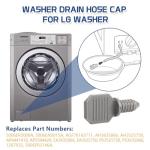 2-Pack Washer Drain Hose Cap for LG/Kenmore