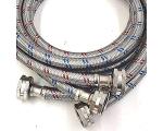 10FT Stainless Steel Washing Machine Hoses - 2 Pack