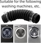 LG Washer Drain Hose Assembly AEM73213001 with Clamps