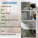 LG Kenmore Washer Drain Hose AEM73732901