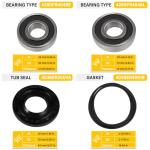 LG & Kenmore Front Load Washer Tub Bearing Kit