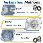 Washer Tub Bearing Seal Kit for LG & Kenmore
