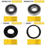 LG & Kenmore Front Load Washer Tub Bearings Kit