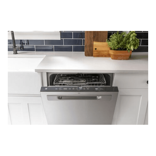 GE Top Control Dishwasher with Sanitize Cycle