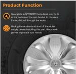 LG Washer Agitator Plate with Cap Compatible Models