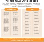 LG Washer Agitator Plate with Cap Compatible Models