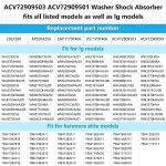 LG Kenmore Elite Washer Shock Absorber 3 Pack