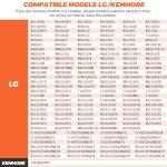 LG Washer Shock Absorber 3-Pack with Warranty