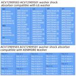 LG Kenmore Washer Shock Absorber Replacement Parts