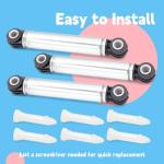 GLOXTED 3 Pack Washer Shock Absorbers for LG