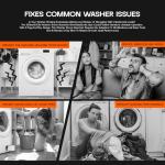 LG Washer Shock Absorber Replacement Part 383EER3001E