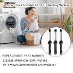 LG Kenmore Elite Washer Shock Absorber - 3 Pack