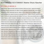 LG Kenmore Elite Washer Shock Absorber - 3 Pack