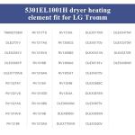 LG and Kenmore Dryer Heating Element 5301EL1001H