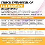 LG Kenmore Dryer Heating Element Assembly by Techecook