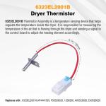 Dryer Thermistor Sensor Kit for LG and GE