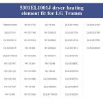 LG Dryer Heating Element 5301EL1001J Replacement