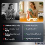 LG Dryer Thermal Fuse and Thermostat Set