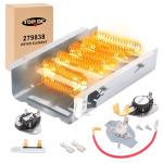TOPDC 279838 Dryer Heating Element Kit for Whirlpool