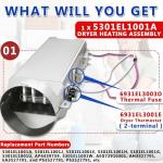 LG Dryer Heating Element and Thermostat Replacement