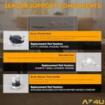 Dryer Thermal Fuse and Thermostat for LG Models