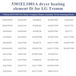 LG Kenmore Elite Dryer Heating Element Assembly