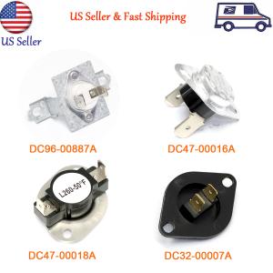 Samsung LG Dryer Thermal Fuse and Thermostat Set