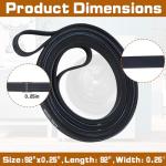 2-Pack Dryer Drum Belt for LG and Kenmore