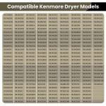 LG Kenmore Dryer Roller Kit and Repair Parts