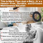 2-Pack Dryer Drum Belt for LG and Kenmore