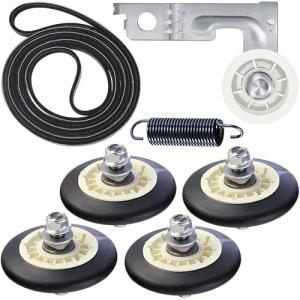 LG Kenmore Dryer Rollers Kit with Belt and Pulley