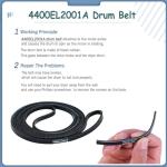 LG Kenmore Dryer Rollers Kit with Belt and Pulley