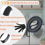 4400EL2001D Dryer Drum Belt for Kenmore/LG