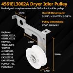 LG Kenmore Dryer Roller Repair Kit and Parts