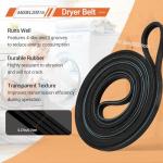 LG Kenmore Dryer Repair Kit with Rollers and Belt