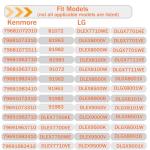 4400EL2001D Dryer Drum Belt for Kenmore/LG