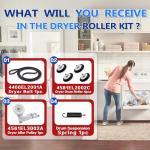 Dryer Roller Repair Kit with Belt and Pulley