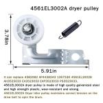 Dryer Roller Replacement Kit for LG & Kenmore