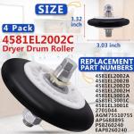 Dryer Roller Repair Kit with Belt and Pulley