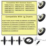 Dryer Roller Replacement Kit for LG & Kenmore