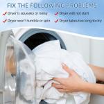 LG Dryer Drum Roller Replacement for DLEX Models