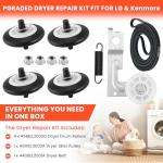 LG Kenmore Dryer Repair Kit by Fetechmate