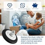 LG Dryer Drum Roller Replacement for DLEX Models