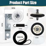 LG Kenmore Dryer Roller Repair Kit with Belt
