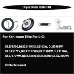 LG and Kenmore Dryer Roller Kit Replacement