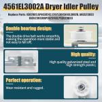 LG Kenmore Dryer Roller Repair Kit with Belt